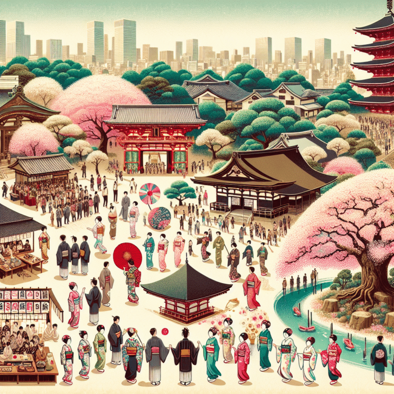 Local festivals and cultural sites in Tokyo
