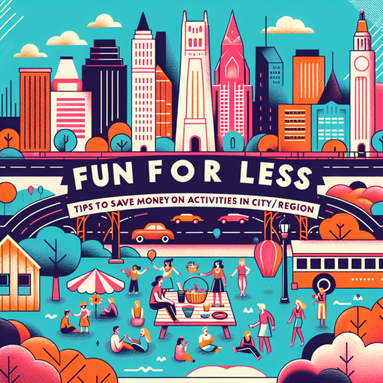 Fun for Less: Tips to Save Money on Activities in [City/Region]
